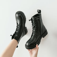 Leather Martin Boots, , women clothing, leather-martin-boots, , fairypeony