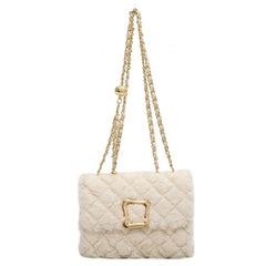 Small Fur Square Bag, , women clothing, small-fur-square-bag, , fairypeony