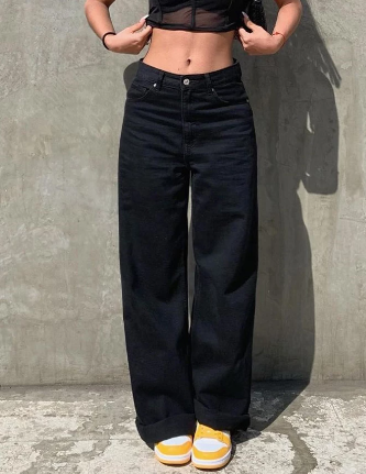 Relaxed Mid Waist Boyfriend Jeans, , women clothing, relaxed-mid-waist-boyfriend-jeans, , fairypeony