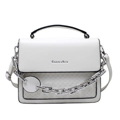 Solid Color Letter Flap Organ Crossbody Bag, , women clothing, solid-color-letter-flap-organ-crossbody-bag, , fairypeony