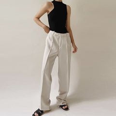 Loose Drape Commuter Simple Pants, , women clothing, loose-drape-commuter-simple-pants, , fairypeony
