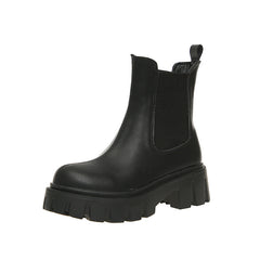 British Style Mid Tube Boots, , women clothing, british-style-mid-tube-boots, , fairypeony