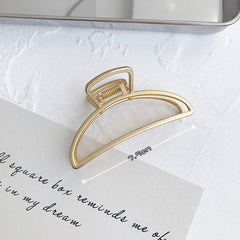 Matte metal horsetail clip, , women clothing, matte-metal-horsetail-clip, , fairypeony