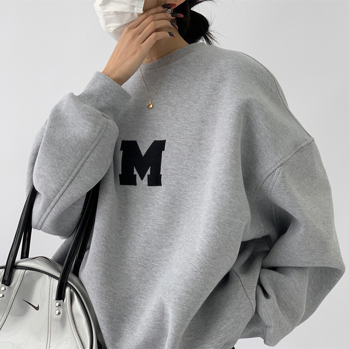 Punk Long Sleeve Graphic Sweatshirt, , women clothing, punk-long-sleeve-graphic-sweatshirt, , fairypeony