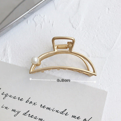 Matte metal horsetail clip, , women clothing, matte-metal-horsetail-clip, , fairypeony