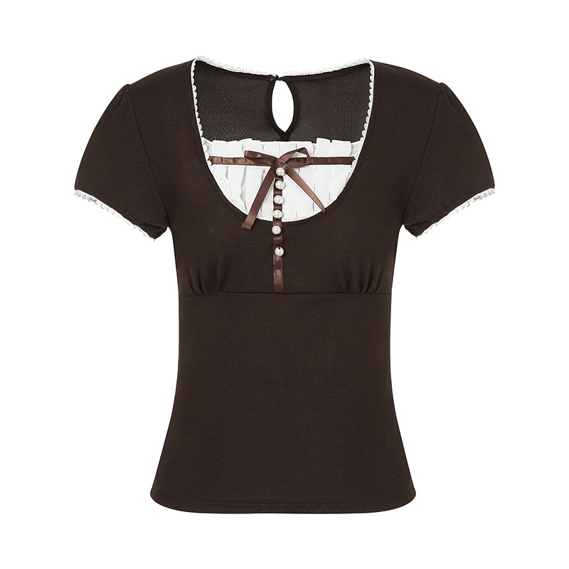 French Maid Crop Top - fairypeony