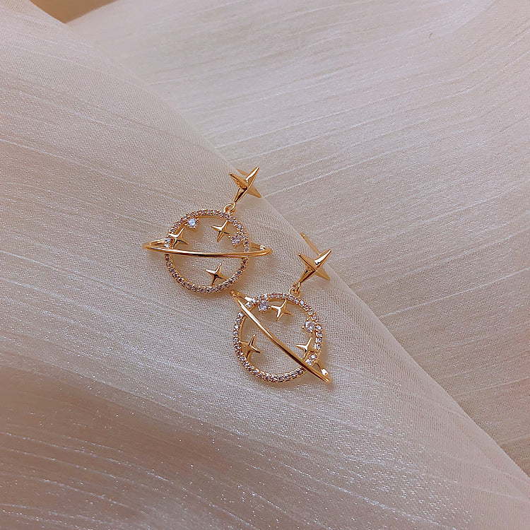Universe Star Design Earrings, , women clothing, universe-star-design-earrings, , fairypeony
