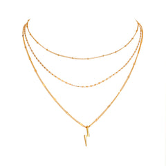 Simple Niche Design Multi-layer Necklace, , women clothing, simple-niche-design-multi-layer-necklace, , fairypeony