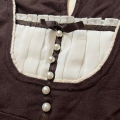 French Maid Crop Top - fairypeony