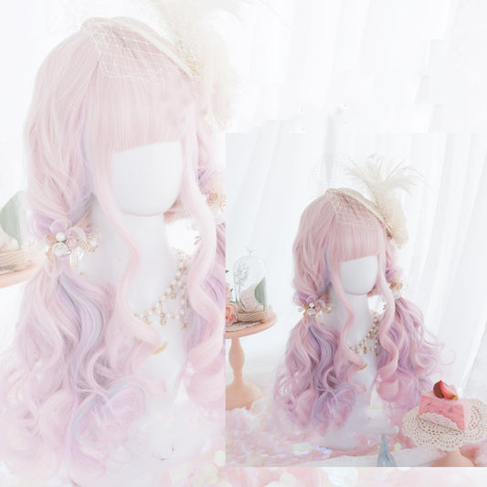 Harajuku Cute Wig Female Long Curly Hair, , women clothing, harajuku-cute-wig-female-long-curly-hair, , fairypeony