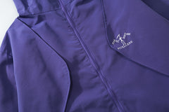 Oversized Patchwork Hooded Jacket - fairypeony