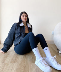 Fleece Lined Button Up Denim Jacket, , women clothing, fleece-lined-button-up-denim-jacket, , fairypeony