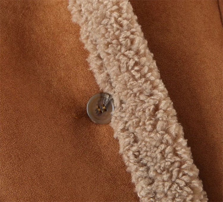 Vintage Lamb Fleece Jacket, , women clothing, vintage-lamb-fleece-jacket, , fairypeony