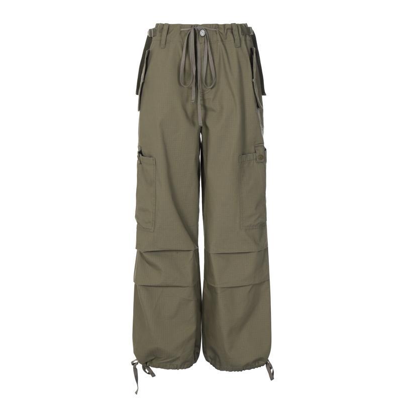 Vintage Pocket Parachute Cargo Pants - fairypeony