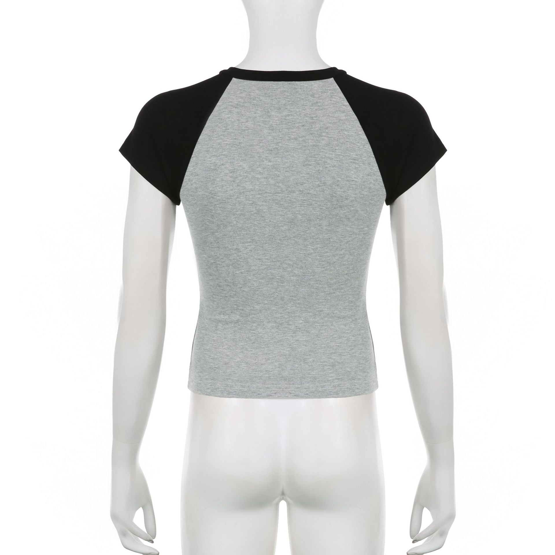 Logo Design Raglan Sleeve Crop Top - fairypeony