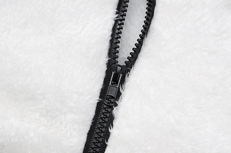 Lamb Wool Oversized Hooded Sweater - fairypeony