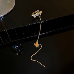 Micro-inlaid Zircon Butterfly Earrings, , women clothing, micro-inlaid-zircon-butterfly-earrings, , fairypeony