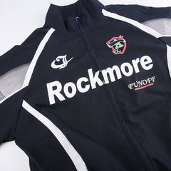 Contrast Logo Graphic Moto Jacket - fairypeony