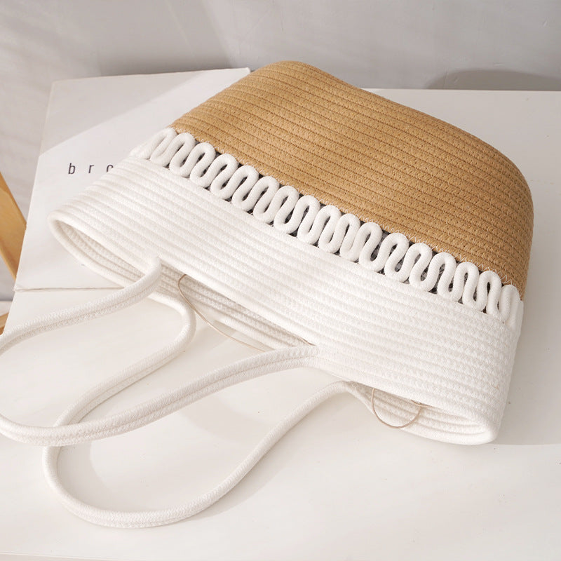 Large Capacity Portable Beach Bag, , women clothing, large-capacity-portable-beach-bag, , fairypeony