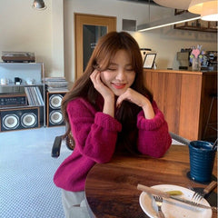 Candy Colors Sweater, , women clothing, candy-colors-sweater, blue, greeen, orange, red, white, yellow, fairypeony