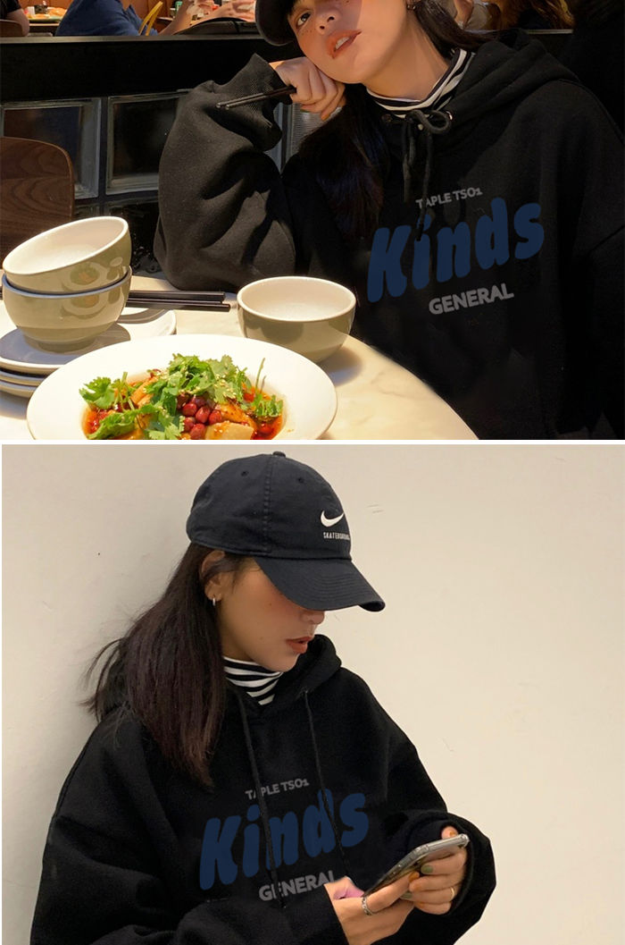 Kinds General Hoodie, , women clothing, kinds-general-hoodie, black, grey, L, M, XL, XXL, fairypeony