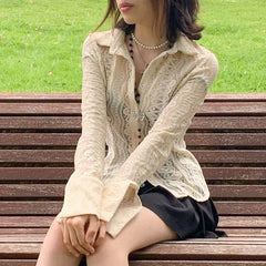 Lace Fairy Core Top, , women clothing, lace-fairycore-top, fairy, Fairy Core, L, lace, M, S, fairypeony