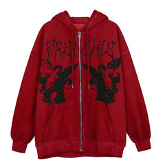 Temperament Commuter Zipper Hoodie, , women clothing, temperament-commuter-zipper-hoodie, , fairypeony