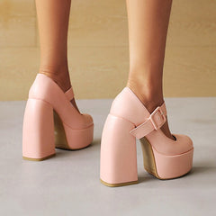 Chunky Heel Sandals, , women clothing, chunky-heel-sandals, , fairypeony