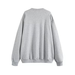 Boston Athletics Sweatshirt, , women clothing, boston-athletics-sweatshirt, grey, fairypeony