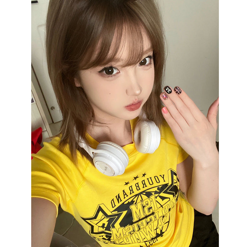 Vintage Star Logo Graphic Short Sleeve Tee - fairypeony