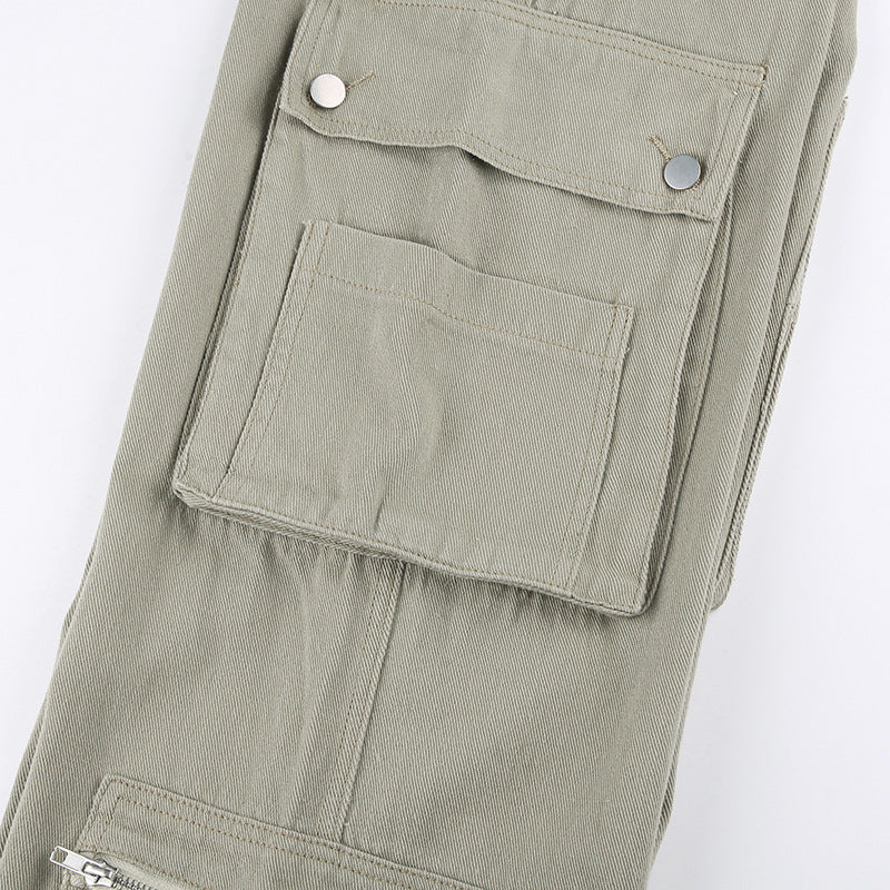 Washed Vintage Baggy Cargo Jeans, , women clothing, washed-vintage-baggy-cargo-jeans, , fairypeony