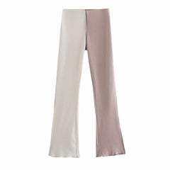 Sexy Color Matching Skinny Flared Pants, , women clothing, sexy-color-matching-skinny-flared-pants, , fairypeony