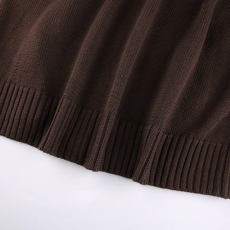 Slim Zipper Casual Hooded Sweater, , women clothing, slim-zipper-casual-hooded-sweater, , fairypeony