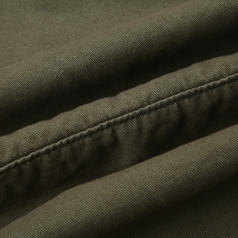 Pocket Patched Straight Cargo Jeans - fairypeony