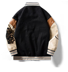 Dunk Vintage Embroidered Varsity Jacket, fairy peony, women clothing, dunk-vintage-embroidered-varsity-jacket-1, , fairypeony