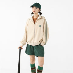 Side Stripe Biker Jacket - fairypeony