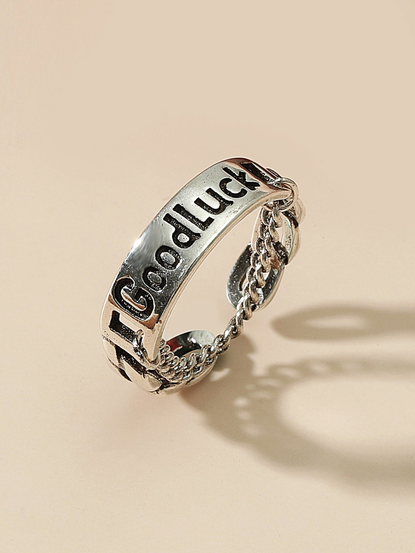 Vintage Open Chain Ring, , women clothing, vintage-open-chain-ring, , fairypeony