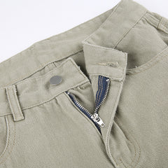 Washed Vintage Baggy Cargo Jeans, , women clothing, washed-vintage-baggy-cargo-jeans, , fairypeony