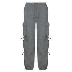 Low-rise Straight-leg Multi-pocket Overalls Pants, , women clothing, low-rise-straight-leg-multi-pocket-overalls-pants, , fairypeony