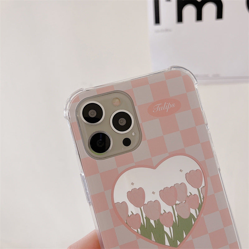 Mirror Flower Bracelet Phone Case, , women clothing, mirror-flower-bracelet-phone-case, floral, fairypeony