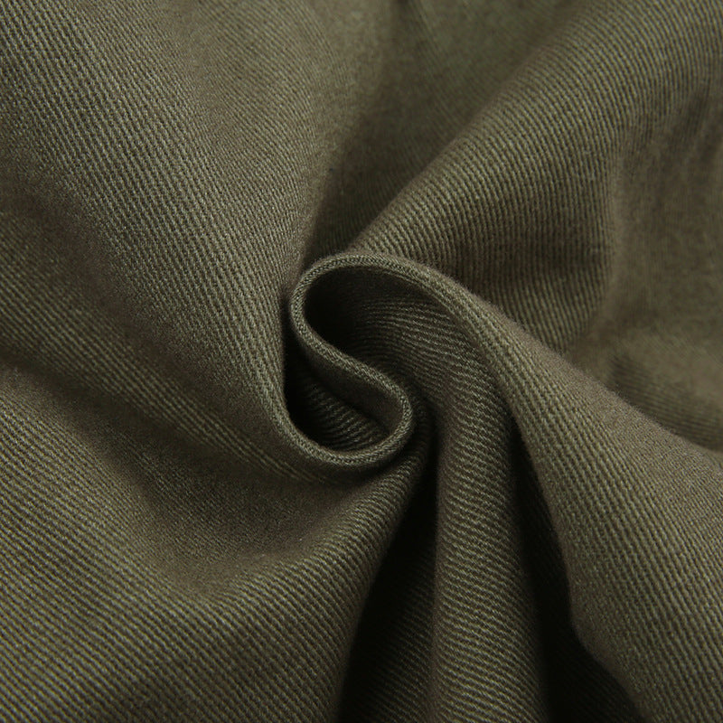 Pocket Patched Straight Cargo Jeans - fairypeony