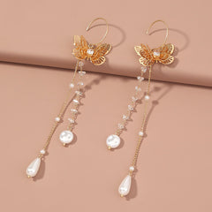 Butterfly Tassel Type C Ear, , women clothing, butterfly-tassel-type-c-ear, , fairypeony