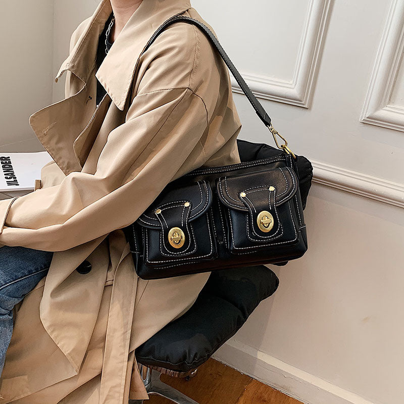 Dark Punk Metal Shoulder Bag - fairypeony