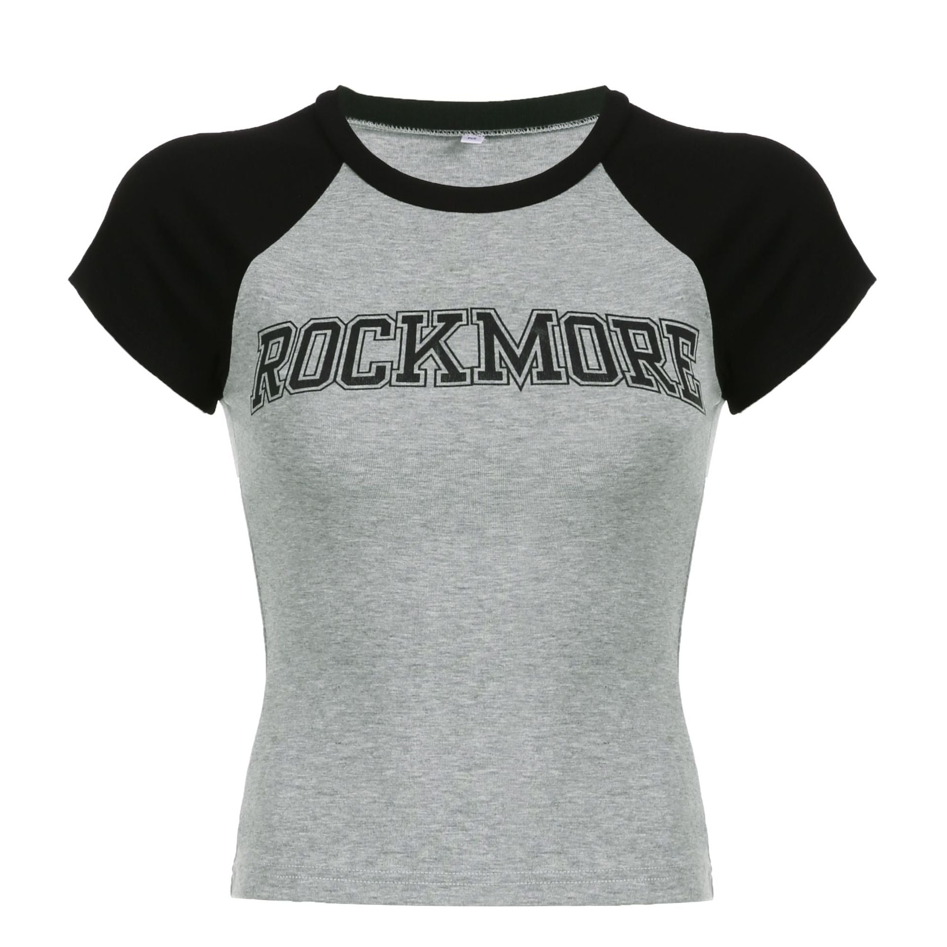 Logo Design Raglan Sleeve Crop Top - fairypeony