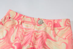 Printed Loose Casual Flare Pants, , women clothing, printed-loose-casual-flare-pants, , fairypeony