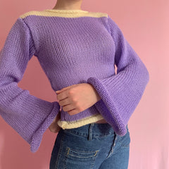 Indie Knitted Sweater, , women clothing, indie-knitted-sweater, L, M, S, XL, fairypeony