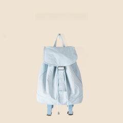 Versatile Simple Plaid Backpack for Women