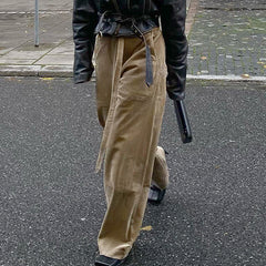 Vintage Straight Leg Corduroy Pants