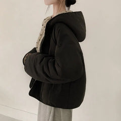 Vintage Reversible Fleece Oversized Jacket