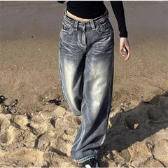 Vintage Distressed Baggy Boyfriend Jeans